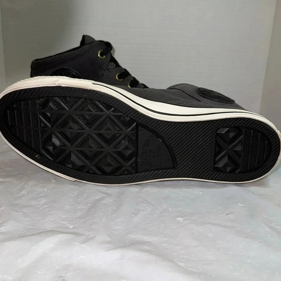 Converse Chuck Taylor All Star Suede Charcoal High Tops - Picture 7 of 9